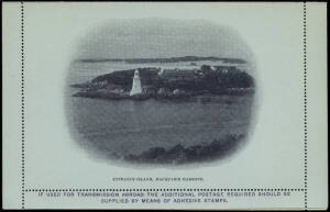 1900 (H&G.A2.1-2 & 4-6) 2d violet on light blue Letter Cards with "Entrance Island, Macquarie Harbour", "Cataract Gorge, Launceston", "Lake Hartz", "Launceston" and "River Derwent, New Norfolk". Fine, 3 with hinge traces on the address side.