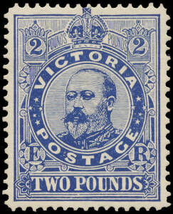 1902 (SG.400) £2 deep blue KEVII. Superb. Mint.