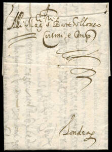 1590 (Feb.8) entire letter in Italian from Steffano Patti, a leading merchant in Venice, to Bartolomeo Corsini in London. Patti regretted to hear of the capture of the Sulvagna in the Straits of Gibraltar - "Queen Elizabeth had been approached so that we 