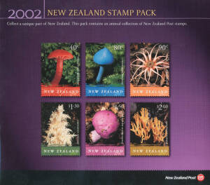 1997-2003 NZ Post Stamp Collectors Folders incl. s/sheets, 1998-2003 NZ Post Stamp Packs and Best of 2000 stamp packs x9. FV $NZ 1250+.