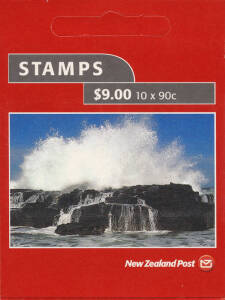 1995-2004 duplicated range of stamp booklets $4 to $9 incl. definitives, commemoratives, Christmas, Fast Post, Kiwi Stamps, Cross Town Stamps, International Airmail and Prestige. FV $NZ865+.