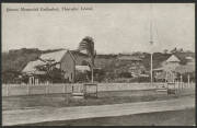 Queensland: Thursday Island: ‘Quetta Memorial Cathedral, Thursday Island’ postcard (published by W. R. Moseley, Thursday Island) showing Church with Flag Signal alongside, unused, fine condition. [The church was consecrated in 1893 in memory of the 13