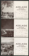 Sth Aust: Adelaide: ‘The City Beautiful’ QSL postcards x9 with various vignette views of the city including Tram on King William Street, unused. - 2