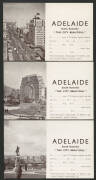 Sth Aust: Adelaide: ‘The City Beautiful’ QSL postcards x9 with various vignette views of the city including Tram on King William Street, unused. - 3