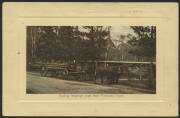 Sth Aust: Wirrabara: ‘Hauling Telegraph Poles from Wirrabara Forest’ postcard (published by HR James, Adelaide) showing Man standing on Horse-Drawn Carriage loaded with Poles, used under cover with message dated 1911, fine condition.