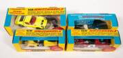 CORGI: Early 1970s group of &lsquo;Red Spot Whizzwheels&rsquo; consisting of Lamborghini P400 GT Miura Fighting Bull (342) &ndash; Greenish Yellow with Plastic Bull Figure.and, A Pair of Ferrari 206 Dino Sports (344) &ndash; One Yellow with Black Doors and the other Red with Whi - 2
