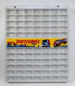 MATCHBOX: Pair of 1970s Matchbox 1-75 Superfast Range Retailers Vac-Form Mounted Wall Display Unit. Each Display Can Hold the Entire Range of 1970s I Style Superfast Cars. 