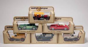 MATCHBOX: group of ‘Models of Yesteryear’ Including 1927 Talbot (Y5); and, 1937 Cord 812 (Y18); and, 1918 Crossley (Y13). All mint in original cardboard windowed boxes. (65 items)