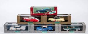 VITESSE: 1:43 Group of Model Cars Including Chrysler Town & Country (490); And, Chevrolet Corvette 1970 Le Mans Ecurie Leopard (LO98); And, Impala Daytona Jim Reed (394). All mint in original display cases. (25 items apporx)