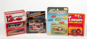 Miscellaneous Group of Model Cars Consisting of GRIP: Cement Mixer; And, FORMA TOYS: 1:43 Mercedes Truck; And, MATTEL: Mebetoys Simca Special (A128). All mint in original cardboard packaging. (40 items approx.)