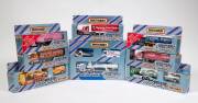 MATCHBOX: Group of ‘Convoy’ Trucks Including ‘Linfox’ Delivery Truck (CY3); And, Kenworth Box Truck (CY8); And, ‘Ansett Wridgways’ Removals Box Truck (CY19); And NASA Action Pack (CY204). All mint in original cardboard windowed box. (30 items)