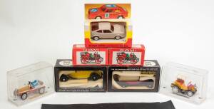 Miscellaneous Group of Continental European Model Cars Including IGRA: Skoda Rapid (15706); And, RAMI: 1898 Audibert Otte; And, DUGU: Varallo Sesia. All mint in original cardboard boxes or perspex display case. (30 items approx.)