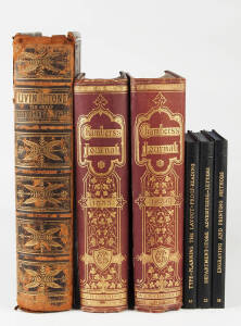 Antique & vintage books; noted "Dr. Livingstone" c1870s; "Chambers's Journal" c1885 in 2 volumes; "Engraving & Printing Methods" [USA, c1928] 16 volumes.