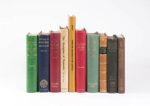 ABORIGINAL & ETHNOGRAPHIC: Group of 17 books & booklets. Noted; "The Northern Tribes of Central Australia" by Spencer & Gillen [New York, 1904]; "Family Among The Australian Aborigines" by B.Malinowski [Lon. 1913]; facsimlie editions; Aboriginal language 