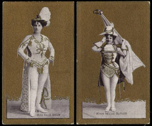 SNIDERS & ABRAHAMS: 1905 "Actresses" (gold background) [30], complete set F/VF. Cat.&pound;195.