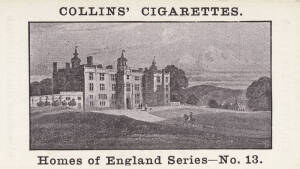 c1905-50s cigarette & trade cards, noted 1924 Collins "Homes of England" [25]; 1937 Carreras "History of Army Uniforms" [50]; 1936 Ardath "Britains Defenders" [50]; 1958 Atlantic "Australian Historical Series" [64]; 1935 Ardath "Silver Jubilee" [50]; 1939