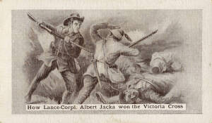 MARTINS: 1916 "V.C. Heroes" (Glory Boys Cigarettes) [25] complete set G/VF. Includes Albert Jacka (A.I.F.). A very scarce set. Cat.&pound;685+.
