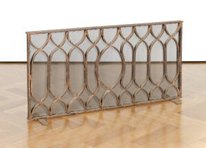 A cast iron fire grill, 19th century