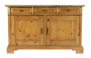 A fruitwood sideboard, French 19th century