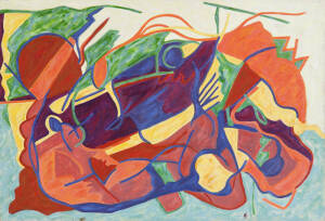 French School, 20th century Cubist still life