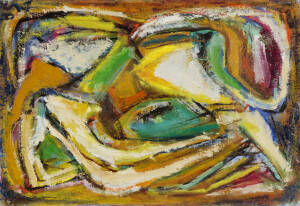 French School, 20th century Abstract figure study