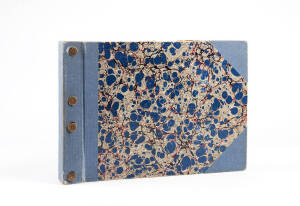 EROTICA: c1870s photograph album with 84 erotic and pornographic photographs. Average size: Mainly 2 sizes (15 x 11cm and 10 x 13cm); sepia or black & white. Accompanied by an earlier purchase invoice from Sotheby's New York (June 1990) for US$4,675. G/VG