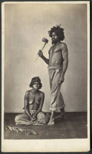 ABORIGINAL carte de visite by S.Duesbury of Brisbane c1870; carte de visite "One Thousand Portraits of Living & Historical Celebrities"; J.W.Lindt cabinet portrait of a gent; & a carte de visite portrait.