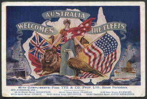 AMERICAN FLEET, Australian towns, advertising, European & African. Nice lot. 150+