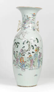 A large Chinese porcelain ovoid vase, 20th century
