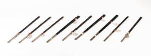 Seven pairs of Chinese chopsticks, all boxed