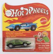 HOTWHEELS: 1972 Redline Mercedes Benz C-111 (6169) – Spectral Flame Green. This model was part of the years where there were low sales and a drastic reduction in new casting. In 1972 there were only 7 new casting made. This mode is mint and unopened in or