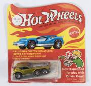 HOTWHEELS: 1972 Redline Open Fire (5881) – Spectral Flame Yellow. This model was part of the years where there were low sales and a drastic reduction in new casting. In 1972 there were only 7 new casting made. This mode is mint and unopened in original un