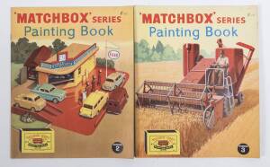 MATCHBOX: Vintage pair of Matchbox Series Painting Book consisting of paining book number 2 and number 3. Both mint and with all pages unused. (2 items)