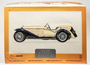 POCHER: 1:8 Alfa Romeo Spider Touring Gran Sport extremely detailed model (K73). Unbuilt in original cardboard packaging. 