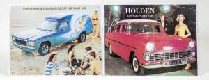 TOP GEAR: Collection of wall hanging Tin Prints depicting cars including Holden Monaro/ Monaro GTS; and, Holden Torana; and, Falcon GT Sedan Compete. All mint and still factory shrink wrapped. (10 items)