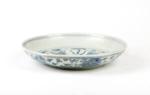 A Provincial Ming circular saucer dish