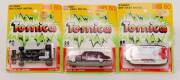 TOMICA: group of model cars 'Series 60' including Rolls Royce Phantom VI; and, Mitsui Hovercraft; and, Lotus 78 Ford. All mint in original cardboard packaging (35 items).