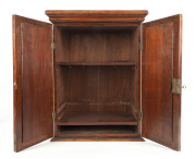 An Australian cedar medicine cabinet with mirrored doors, 19th century - 2