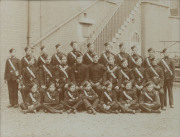 A pair of silver gelatin albumen print of military cadets, late 19th century housed in Australian cedar tramp art frames - 4