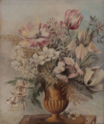 F.J. LLOYD (1874-1956) Floral still life oil on card signed lower left F J Lloyd 49 - 2