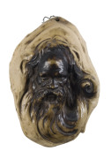 WILLIAM RICKETTS Pottery face plaque