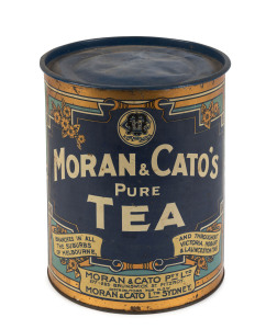 MORAN & CATO'S Pure Tea tin, circa 1900