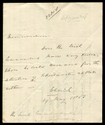 Schoolmaster needed at PORT ARTHUR: 19 May 1856 mss note to "The Civil Commandant"