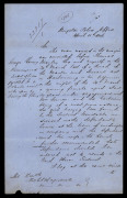 PLEASE REVOKE THIS TICKET-OF-LEAVE: 11 April 1856 mss report to the Chief Magistrate written from Kingston Police Office