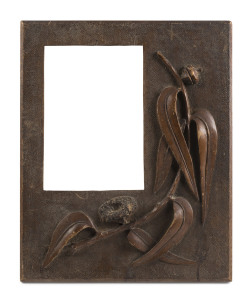 An Australian picture frame, carved blackwwod and pine, circa 1900