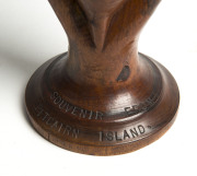 PITCAIRN ISLAND Carved wooden cup, 19th century  - 2