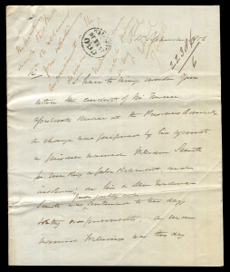 MR TURNER LIED: In September 1856 the final chapter in the sleeping nightwatchman episode is played out, returning to court for the third time. 3 page mss record of the new evidence and the decision.
