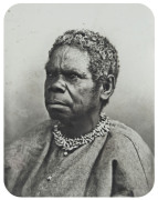 Important collection of glass plate lantern slides with accompanying hand written book of various slide programs. Collection features rare photographs of TASMANIAN ABORIGINES - 2