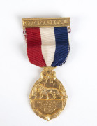 1934 2nd BRITISH EMPIRE GAMES IN LONDON, Official's badge "Official/British Empire Games/1934", 29x40mm, with red, white & blue ribbon.