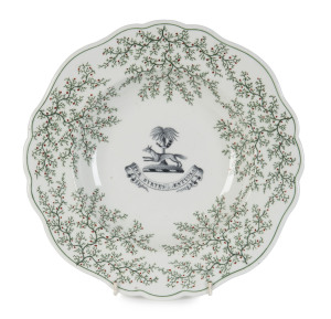 Colonial bowl, Sheriff of Van Diemen's Land, circa 1825 stamped "Mr. Dudley Fereday Sheriff of Van Diemen's Land"